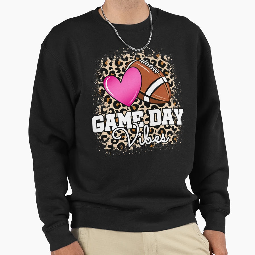 American Football Lover Game Day Sweatshirt - Casual Everyday Wear Unisex - T-Shirt, Sweatshirt, Hoodie