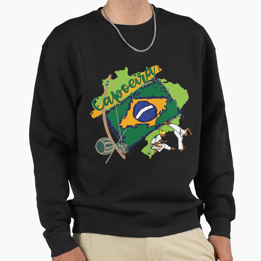 Capoeira Sweatshirt - Custom Art Print Men Women - T-Shirt, Sweatshirt, Hoodie