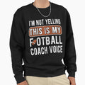 Proud Football Coach Gifts Football T-Shirt - Custom Art Print Unisex - T-Shirt, Sweatshirt, Hoodie