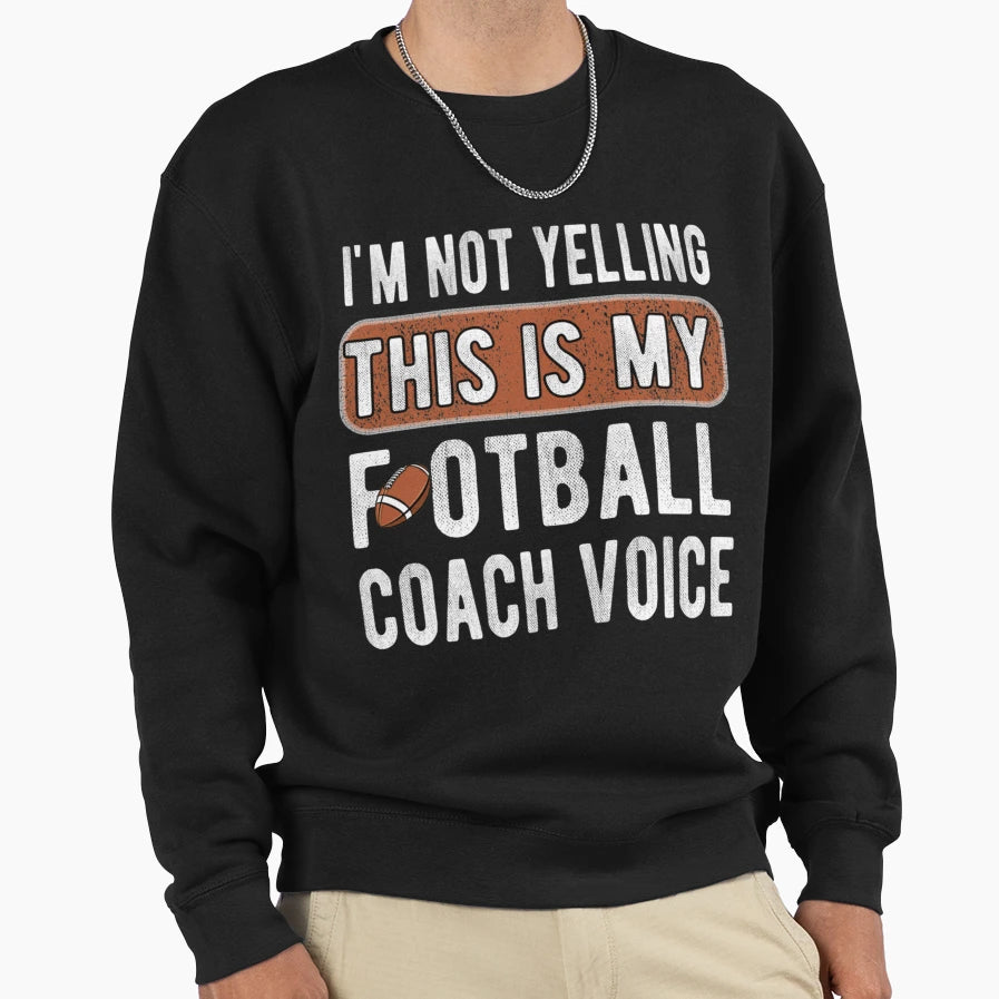 Proud Football Coach Gifts Football T-Shirt - Custom Art Print Unisex - T-Shirt, Sweatshirt, Hoodie