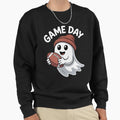 Football Game Day Ghost Halloween Sweatshirt - Unique Graphic for Adults - T-Shirt, Sweatshirt, Hoodie