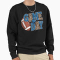 Game Day Leopard Football Sweatshirt - Casual Everyday Wear Men Women - T-Shirt, Sweatshirt, Hoodie