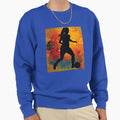 Soccer Player Silhouette Sports Art Sweatshirt - Unique Graphic for Adults - T-Shirt, Sweatshirt, Hoodie