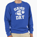 Distressed Football Game Day College T-Shirt - Custom Art Print for Adults - T-Shirt, Sweatshirt, Hoodie