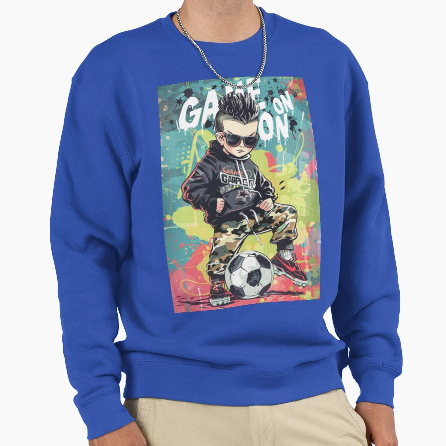 Little Football Player Sweatshirt - Fun Novelty Design Men Women - T-Shirt, Sweatshirt, Hoodie