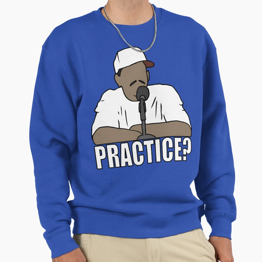 Allen Iverson Practice Sweatshirt - Aesthetic Graphic Unisex - T-Shirt, Sweatshirt, Hoodie