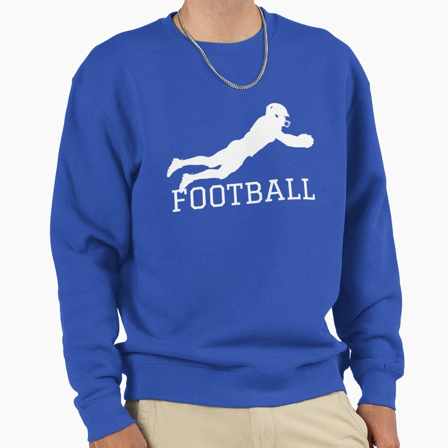 Football American Football Sweatshirt - Casual Everyday Wear Men Women - T-Shirt, Sweatshirt, Hoodie