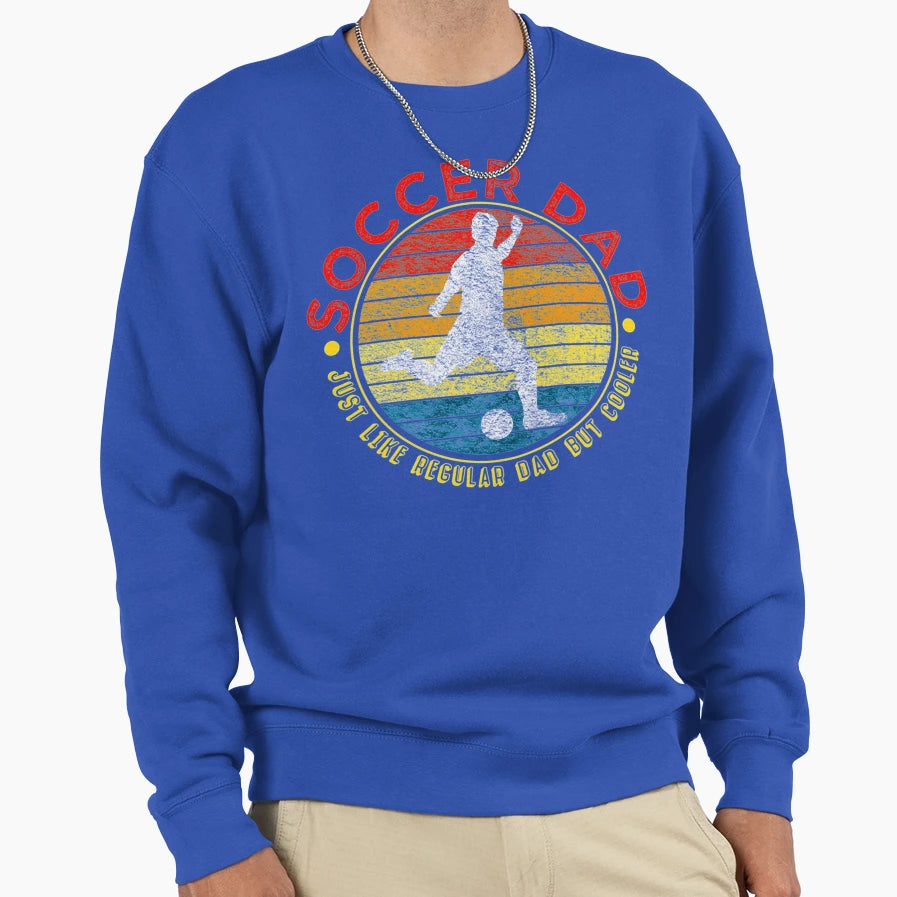 Soccer Dad Logo Sweatshirt - Novelty Apparel for Adults - T-Shirt, Sweatshirt, Hoodie