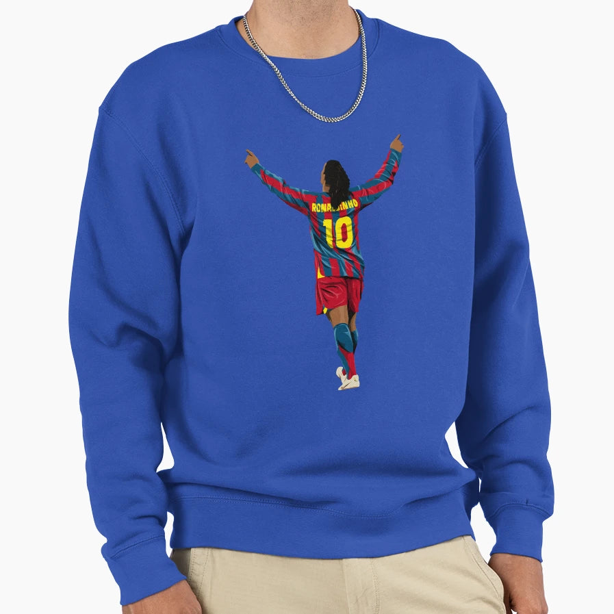 Ronaldinho Sweatshirt - Custom Art Print for Adults - T-Shirt, Sweatshirt, Hoodie