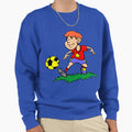 Soccer Cartoon Sweatshirt - Fun Novelty Design Men Women - T-Shirt, Sweatshirt, Hoodie