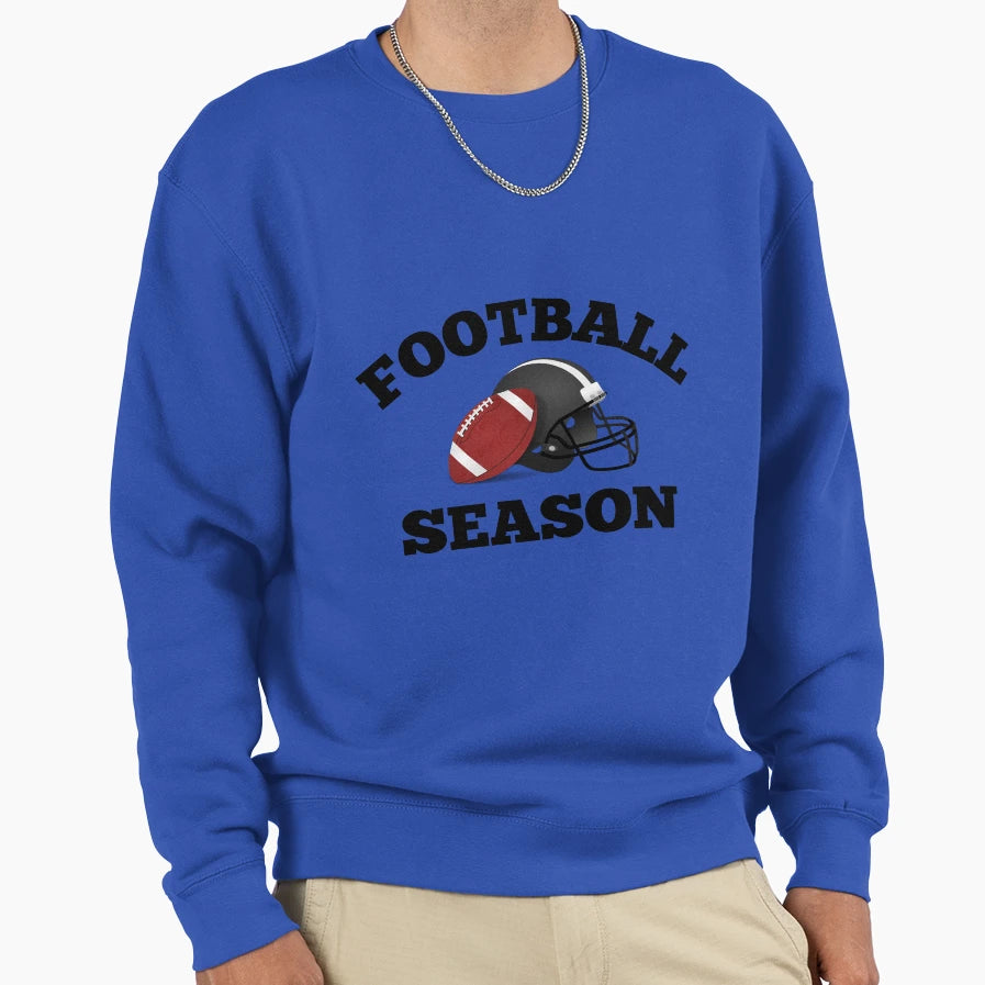Football Season Sweatshirt - Graphic Print Unisex - T-Shirt, Sweatshirt, Hoodie