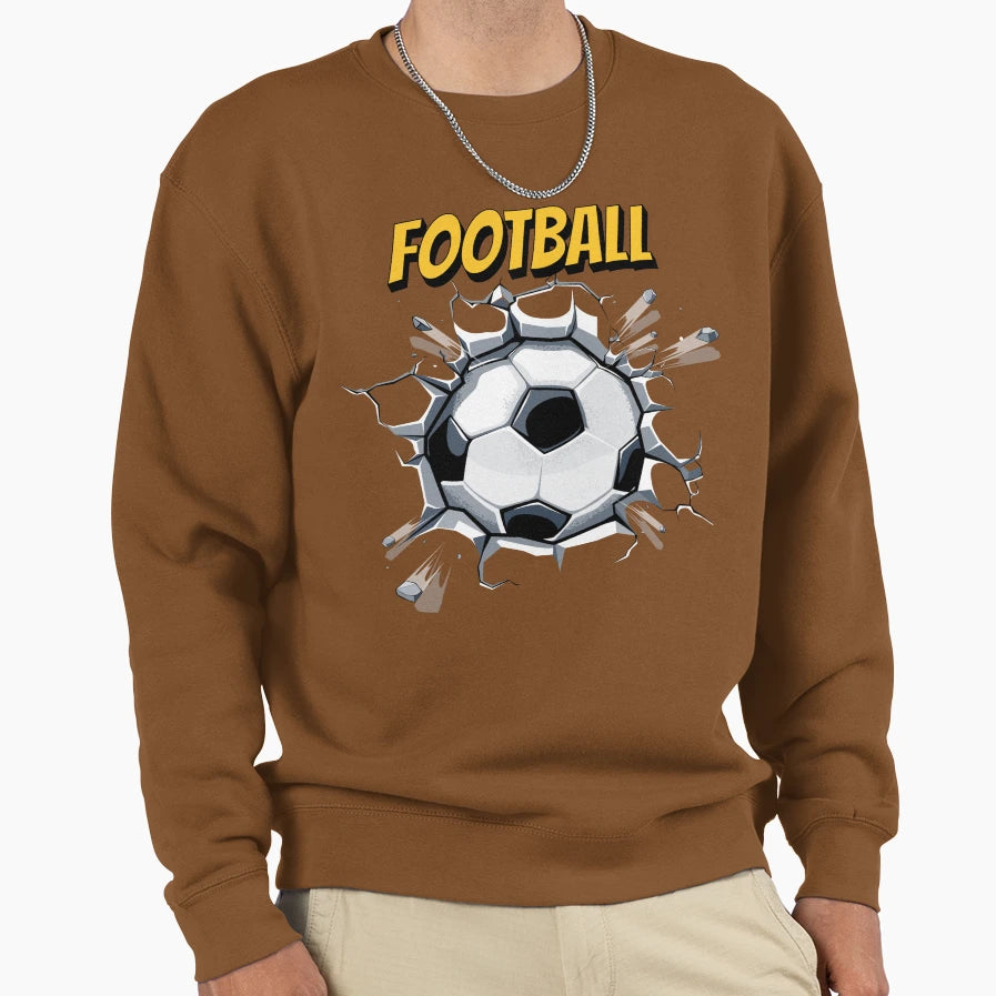 Soccer Footbal Sports Sweatshirt - Aesthetic Graphic Unisex - T-Shirt, Sweatshirt, Hoodie