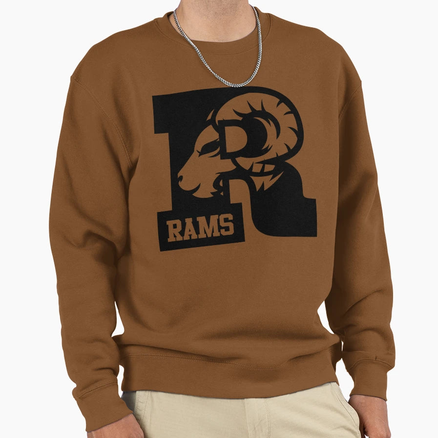 Rams R Sweatshirt - Unique Graphic Unisex - T-Shirt, Sweatshirt, Hoodie