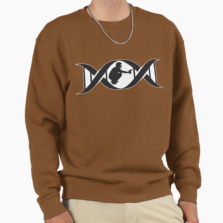 Baseball Catcher Dna Sweatshirt - Custom Art Print Unisex - T-Shirt, Sweatshirt, Hoodie