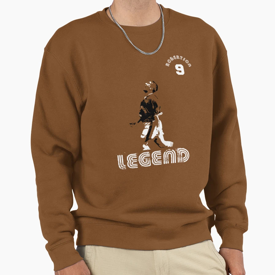 Hearts Legend John Robertson Sweatshirt - Trendy Graphic Men Women - T-Shirt, Sweatshirt, Hoodie