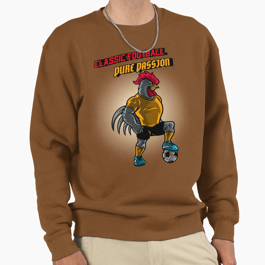 Football Pure Passion Sweatshirt - Fun Novelty Design Men Women - T-Shirt, Sweatshirt, Hoodie