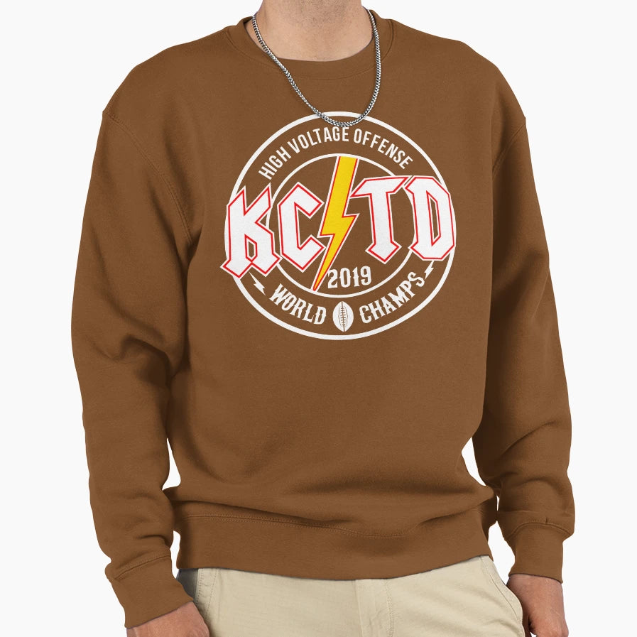 Kc Td Kansas City Touchdown Sweatshirt - Casual Everyday Wear Men Women - T-Shirt, Sweatshirt, Hoodie