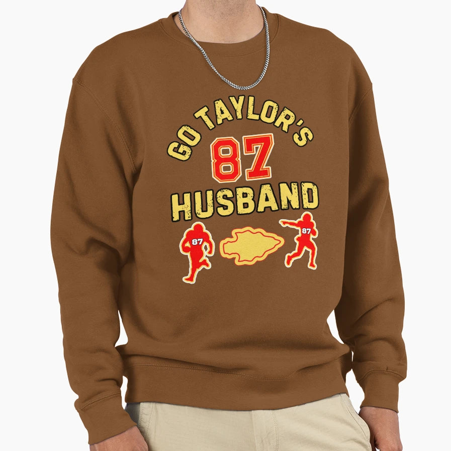 Go Taylors Husband Sweatshirt - Aesthetic Graphic Men Women - T-Shirt, Sweatshirt, Hoodie