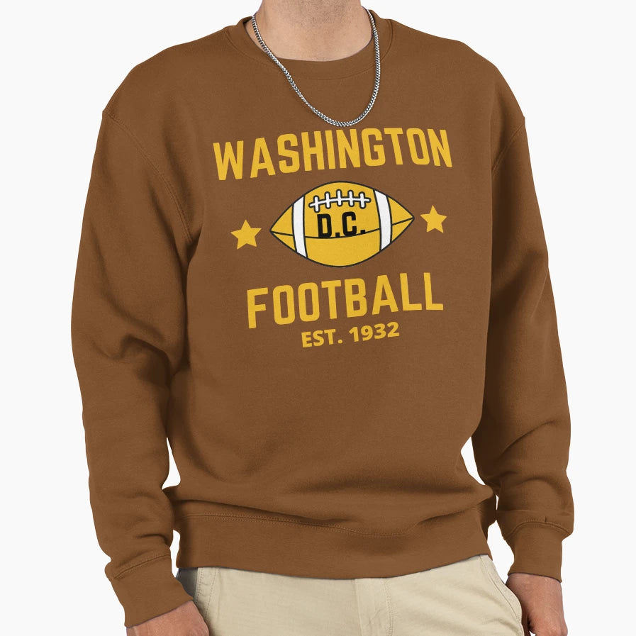 Washington Dc Football Team Est 1932 Sweatshirt - Trendy Graphic Men Women - T-Shirt, Sweatshirt, Hoodie