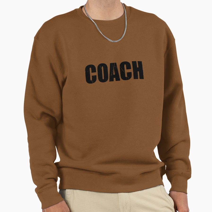 Coach Halloween Costume Party Funny T-Shirt - Minimalist Print Unisex - T-Shirt, Sweatshirt, Hoodie