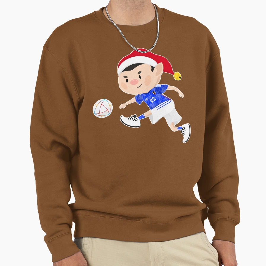 Japan World Cup Elf Sweatshirt - Trendy Graphic for Adults - T-Shirt, Sweatshirt, Hoodie