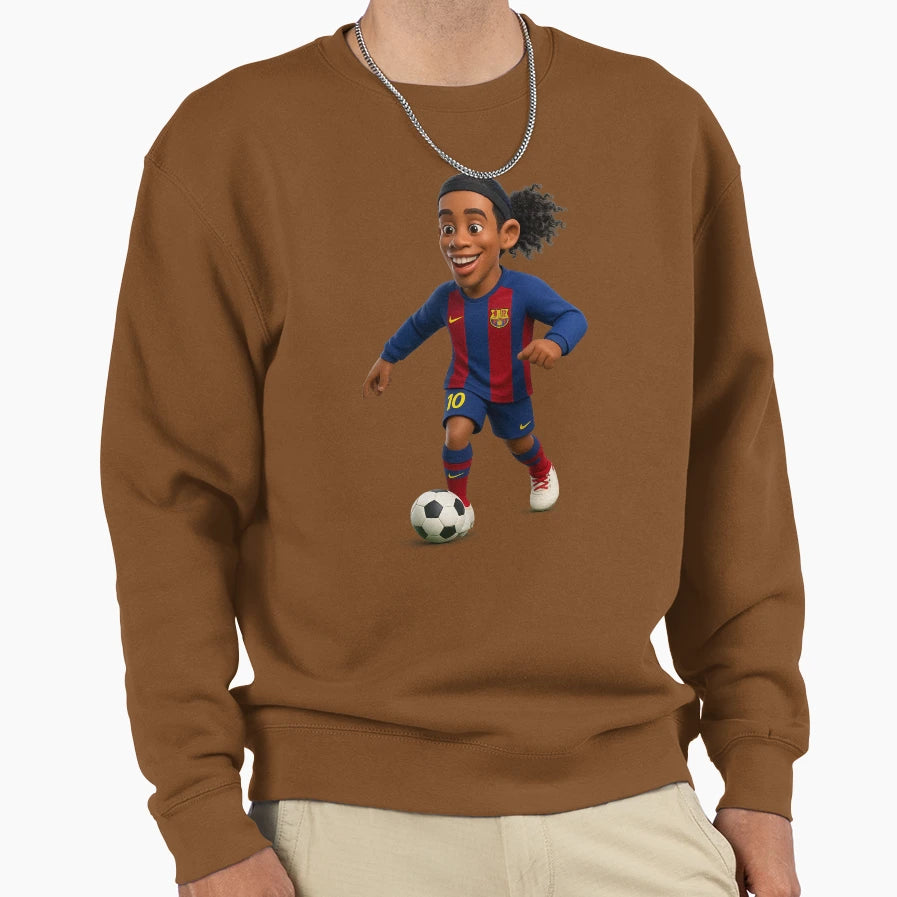 Ronaldinho Sweatshirt - Casual Everyday Wear Unisex - T-Shirt, Sweatshirt, Hoodie