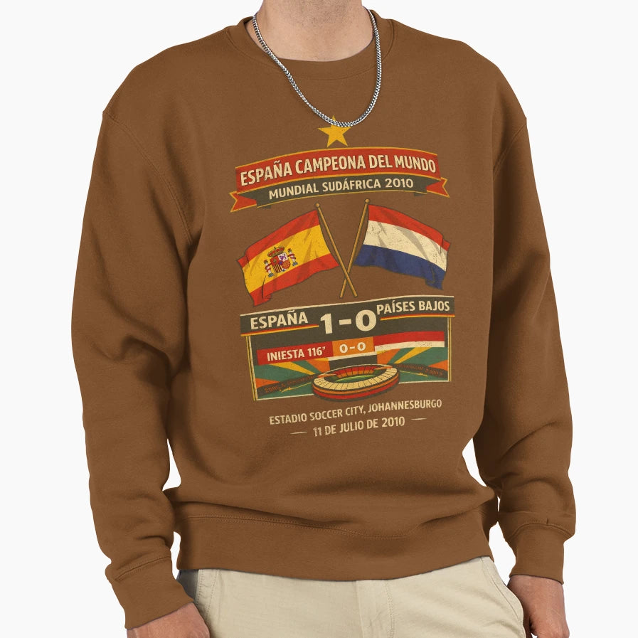 World Cup 2010 Spain Vs Netherlands Sweatshirt - Minimalist Print Unisex - T-Shirt, Sweatshirt, Hoodie