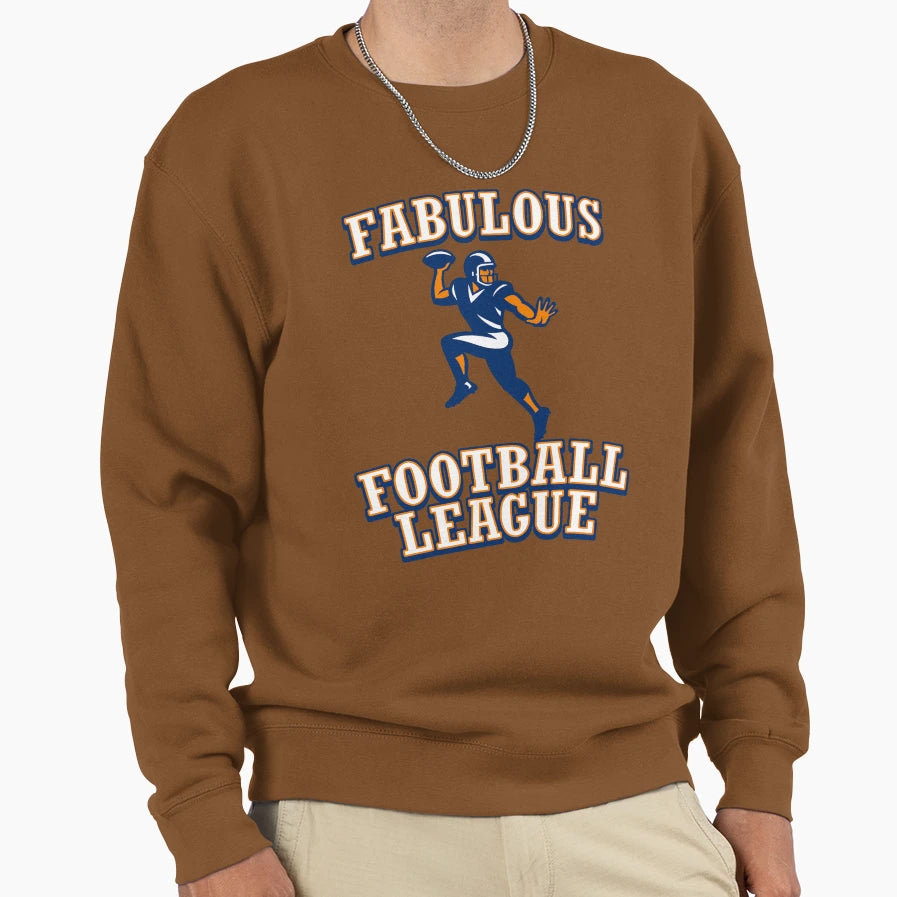 Fabulous Football League Sweatshirt - Custom Art Print for Adults - T-Shirt, Sweatshirt, Hoodie