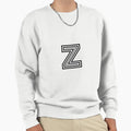 Track Letter Z Black And White Sweatshirt - Aesthetic Graphic Unisex - T-Shirt, Sweatshirt, Hoodie