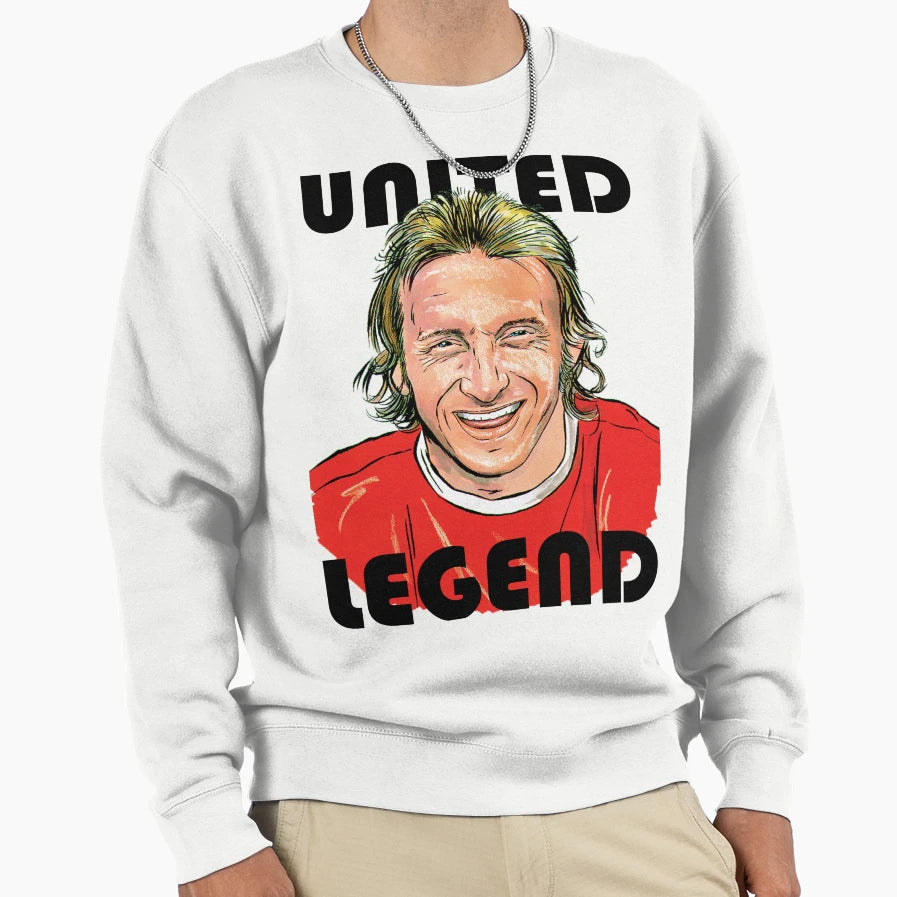Denis Law Manchester United Legend Sweatshirt - Graphic Print Men Women - T-Shirt, Sweatshirt, Hoodie