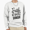 Faith Family Football Funny Football T-Shirt - Trendy Graphic for Adults - T-Shirt, Sweatshirt, Hoodie