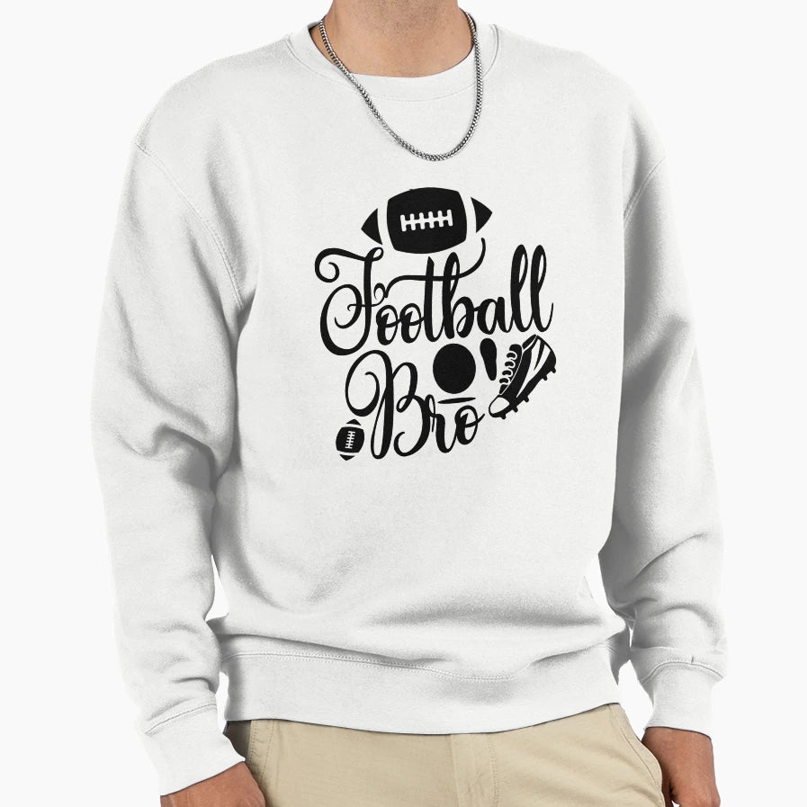 Football Bro Funny Football Lovers T-Shirt - Aesthetic Graphic Unisex - T-Shirt, Sweatshirt, Hoodie