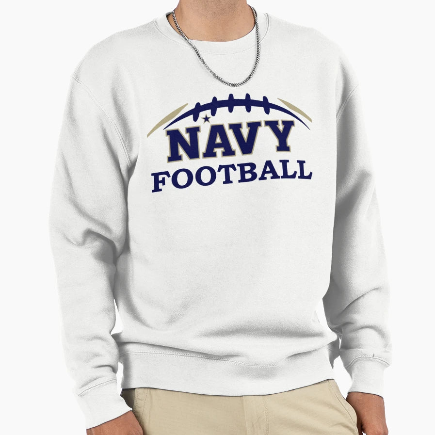 Navy Football T-Shirt - Aesthetic Graphic Men Women - T-Shirt, Sweatshirt, Hoodie
