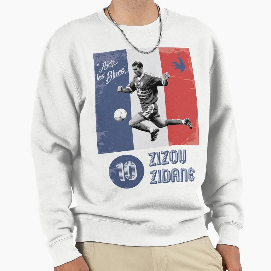Zizou Zidane Sweatshirt - Novelty Apparel for Adults - T-Shirt, Sweatshirt, Hoodie