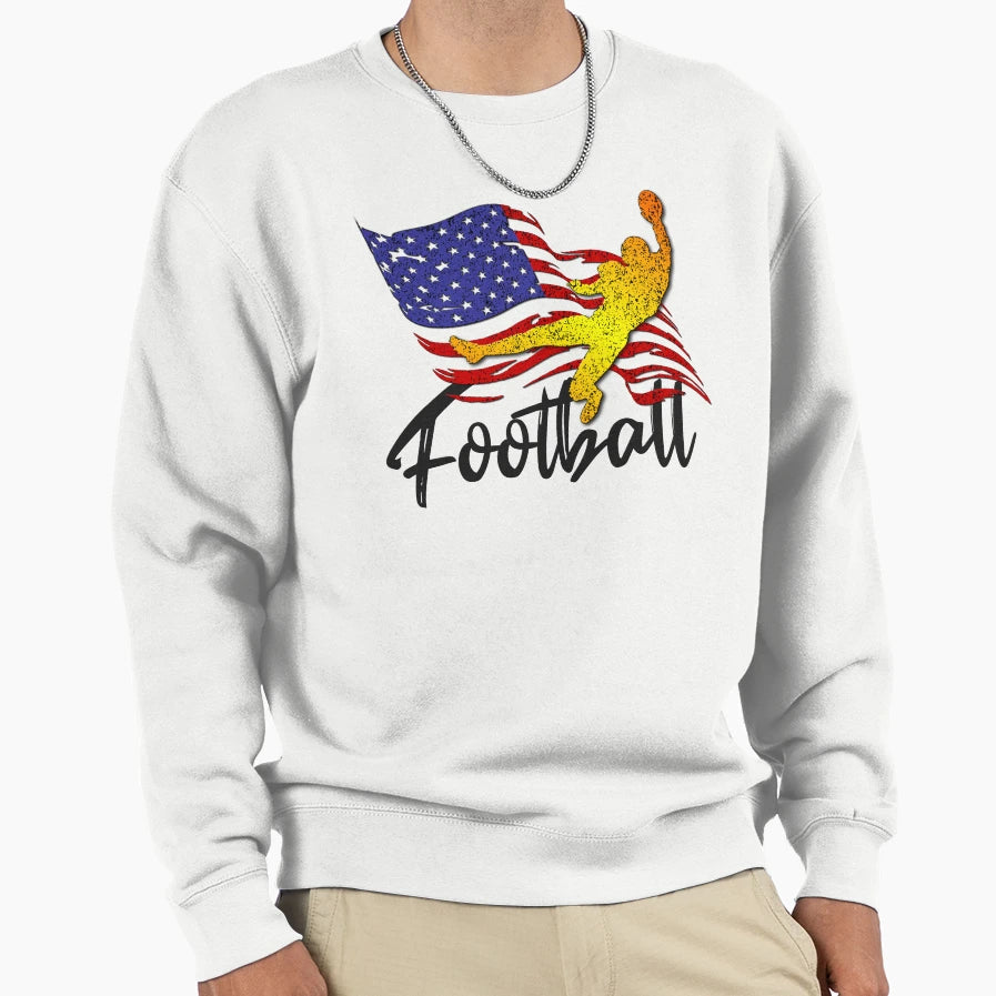 American Football National Sport Sweatshirt - Unique Graphic Men Women - T-Shirt, Sweatshirt, Hoodie