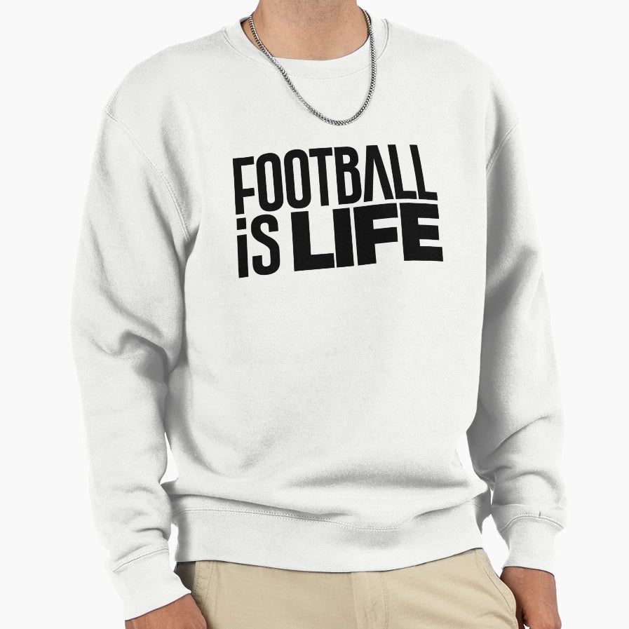 Football Is Life T-Shirt - Unique Graphic for Adults - T-Shirt, Sweatshirt, Hoodie