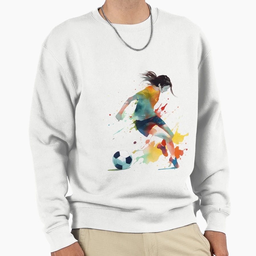 Playing Soccer Football Sweatshirt - Fun Novelty Design Unisex - T-Shirt, Sweatshirt, Hoodie