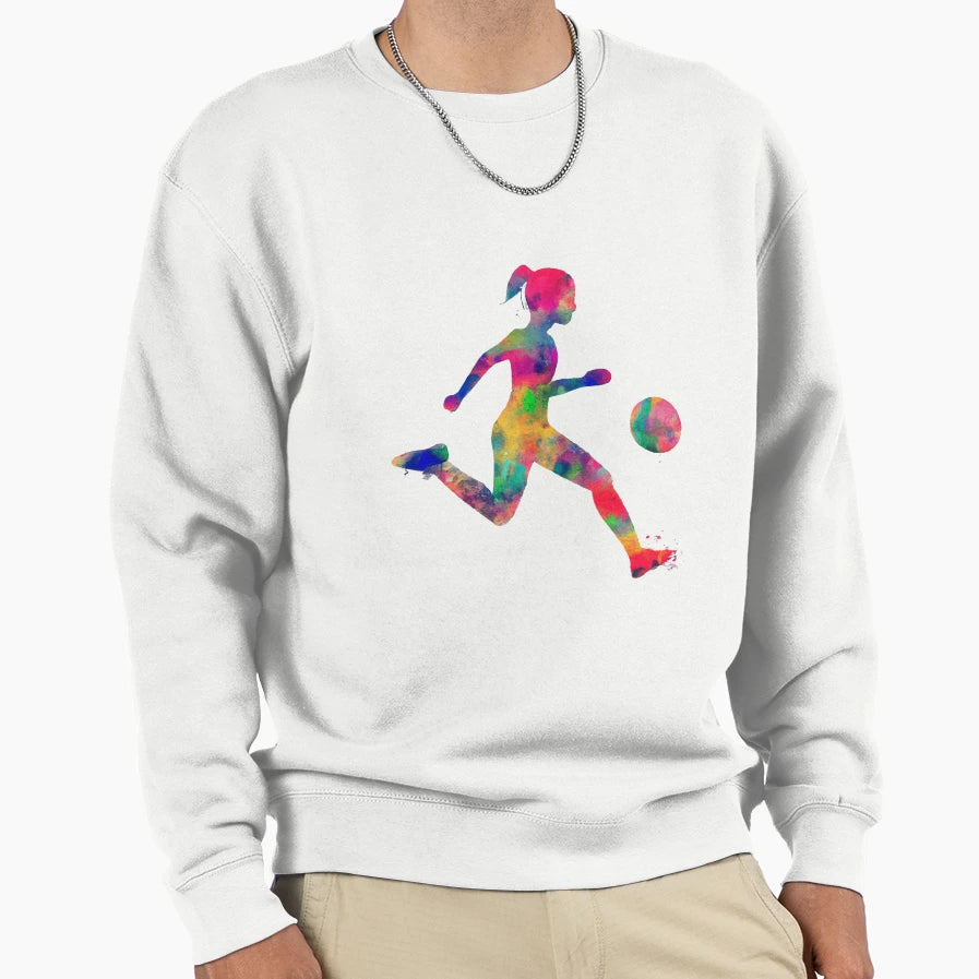 Soccer Football Art Sweatshirt - Trendy Graphic Men Women - T-Shirt, Sweatshirt, Hoodie