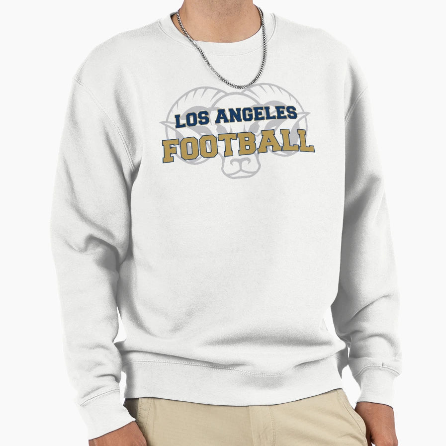 American Football Blue Sweatshirt - Minimalist Print Men Women - T-Shirt, Sweatshirt, Hoodie