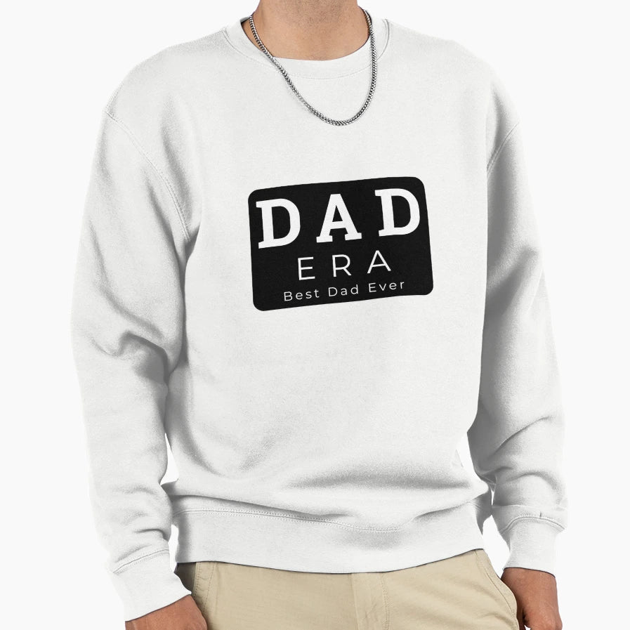 Dad Era Best Dad Ever Modern Sweatshirt - Unique Graphic for Adults - T-Shirt, Sweatshirt, Hoodie
