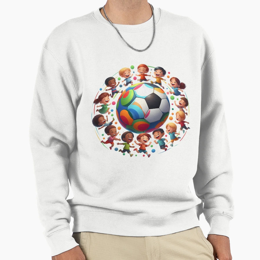 Friendship Football Field Children Sweatshirt - Fun Novelty Design Unisex - T-Shirt, Sweatshirt, Hoodie