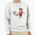 Kicking Soccer Ball Sweatshirt - Novelty Apparel for Adults - T-Shirt, Sweatshirt, Hoodie