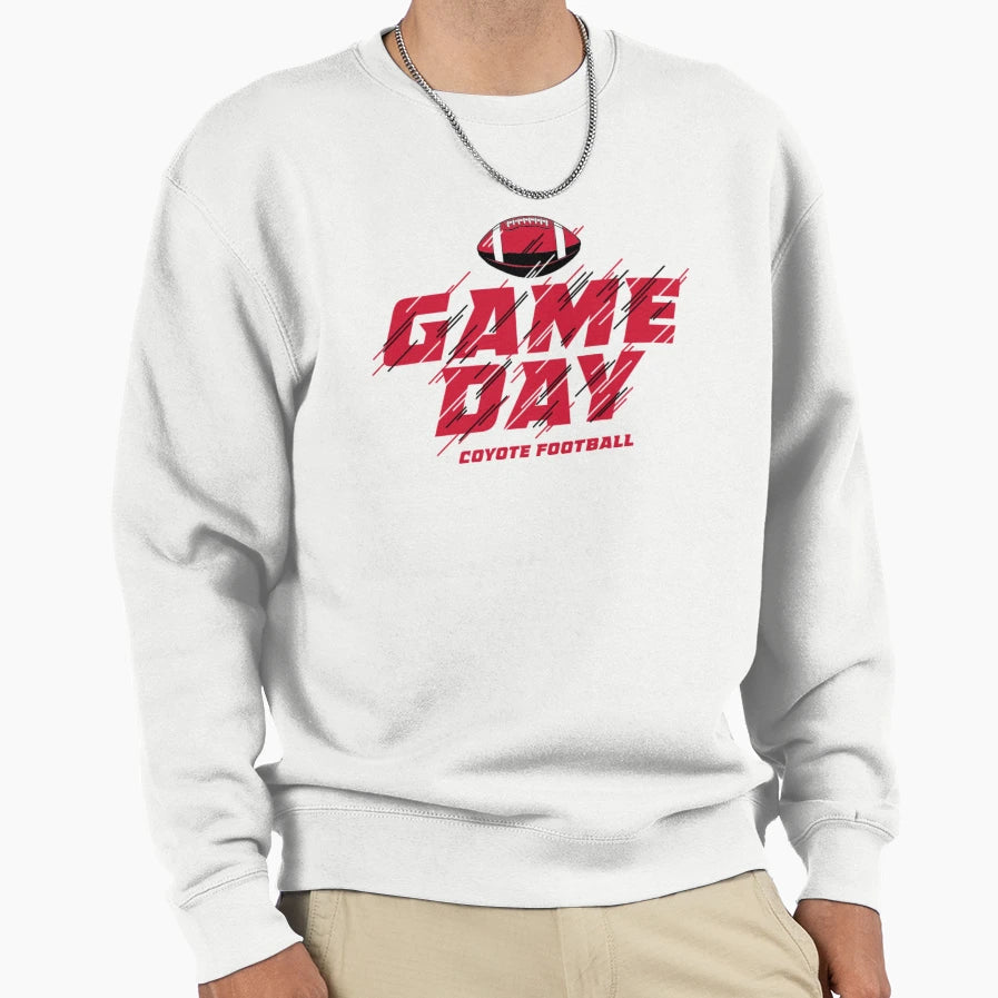 Game Day Coyote Football Sweatshirt - Streetwear Style Men Women - T-Shirt, Sweatshirt, Hoodie
