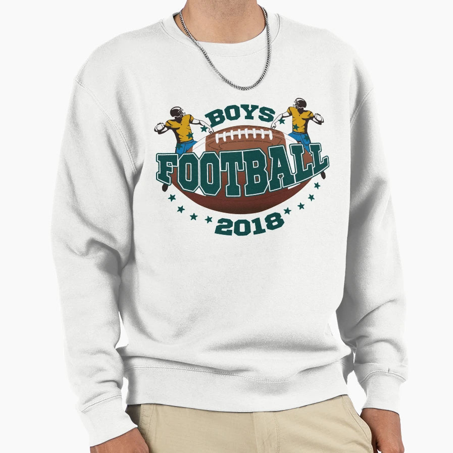 American Football Player Sweatshirt - Casual Everyday Wear Unisex - T-Shirt, Sweatshirt, Hoodie