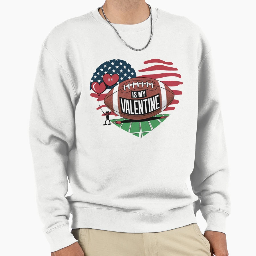 Valentine Stadium Sports Fans Sweatshirt - Unique Graphic Men Women - T-Shirt, Sweatshirt, Hoodie