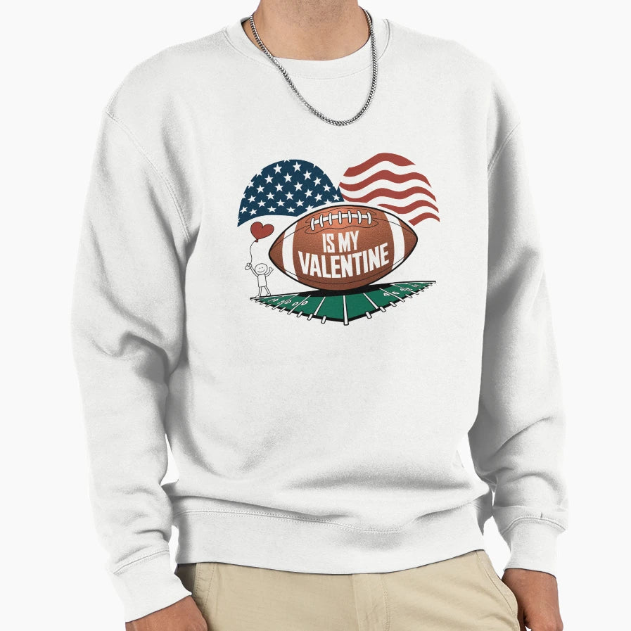 Valentine Stadium Sports Fans Sweatshirt - Fun Novelty Design Men Women - T-Shirt, Sweatshirt, Hoodie