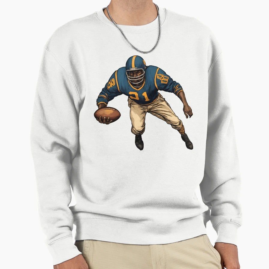 American Gridiron Football Player Sweatshirt - Minimalist Print Men Women - T-Shirt, Sweatshirt, Hoodie