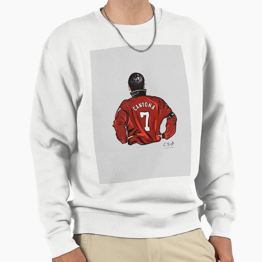Eric Cantona Art Sweatshirt - Streetwear Style for Adults - T-Shirt, Sweatshirt, Hoodie