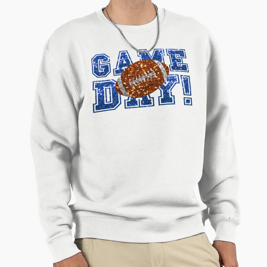 Game Day Football Gear Football Sweatshirt - Custom Art Print Men Women - T-Shirt, Sweatshirt, Hoodie