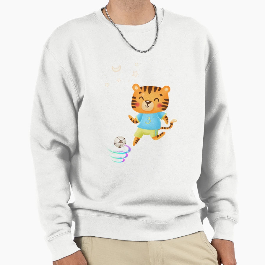 Cub Tiger Cub Tiger Kitty Sweatshirt - Minimalist Print for Adults - T-Shirt, Sweatshirt, Hoodie